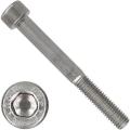 Винт (болт) с внутренним шестигранником и цилиндрической головкой DIN 912 нержавеющая сталь А4 Винт (болт) с внутренним шестигранником и цилиндрической головкой DIN 912 нержавеющая сталь А4