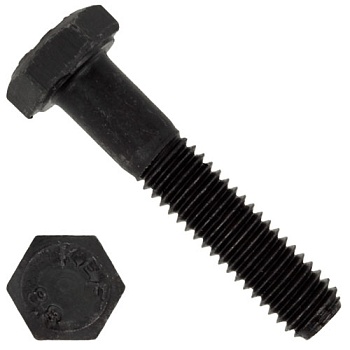 Болт шестигранный М48х420 мм DIN 931 класс прочности 8.8